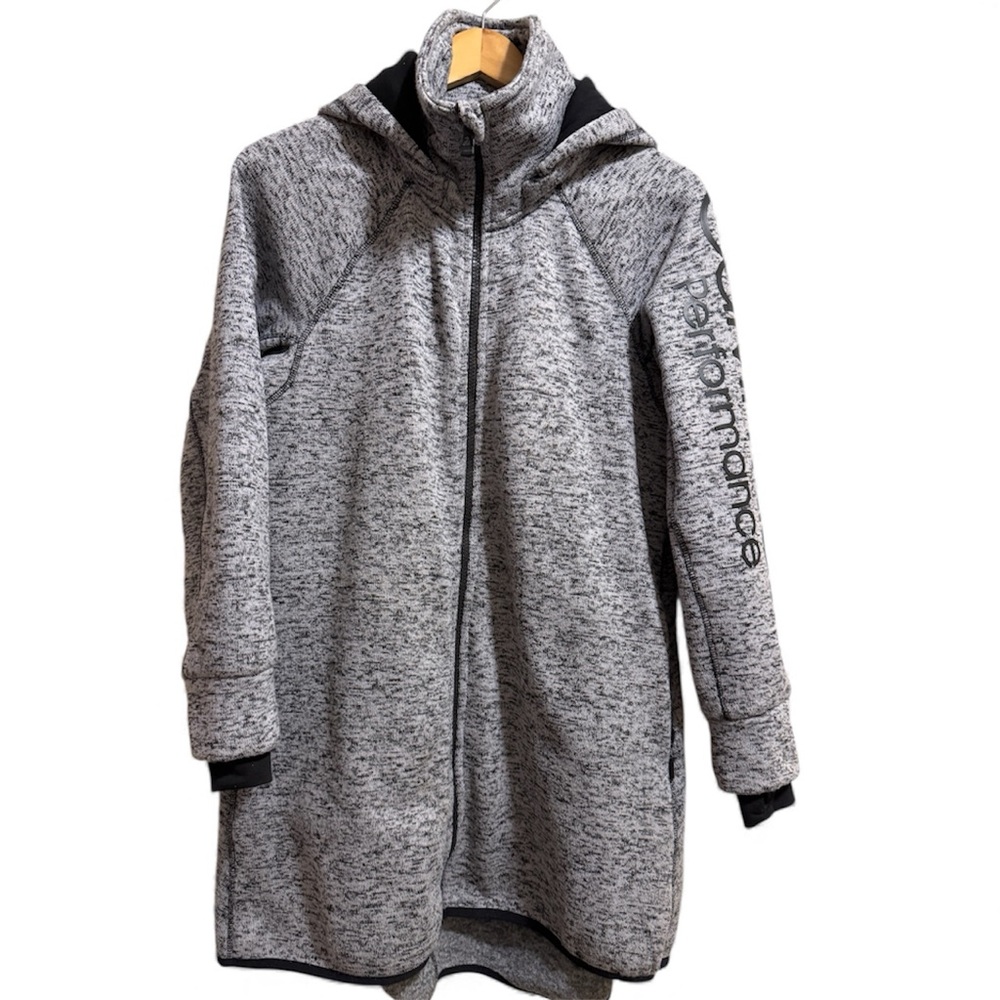 Calvin Klein Performance Knit Jacket with Detachable Hood Small